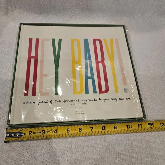 Kate Spade New York First Year Multicolor Memory Book Baby Shower Gift NWT - Picture 4 of 6